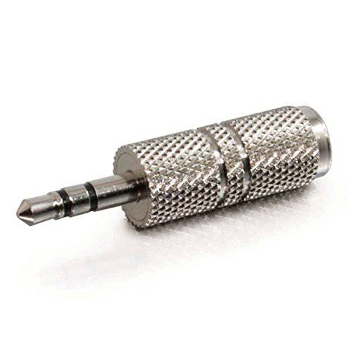 C2G 40634 3.5mm 스테레오 Male to 3.5mm 모노 Female Adapter, TAA Compliant, Silver