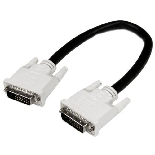 brandnameeng.com 이중 Link DVI 케이블 - 1 ft - 남성 to 남성 - 2560x1600 - DVI-D 케이블 - 컴퓨터 모니터 케이블 - DVI 코드 - 비디오 케이블 ( DVIDDMM1), 블랙