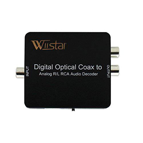 옵티컬, Optical SPDIF Toslink/ 동축, Coaxial,COAX 디지털 to 아날로그 오디오 디코더 컨버터 with PCM, 5.1 디지털&  DTS 지원