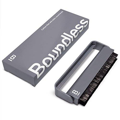 Boundless 오디오 LP레코드 클리너 브러쉬 - Vinyl Cleaning 카본 파이버 정전기 방지 LP레코드 브러쉬