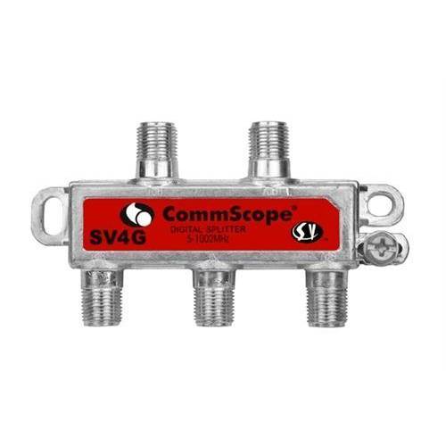 Commscope SV-4G 4-way 디지털 동축, Coaxial,COAX 분배 5-1002mhz