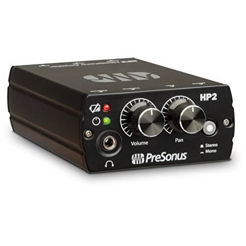 PreSonus HP2 퍼스널 헤드폰 Amplifier, 블랙