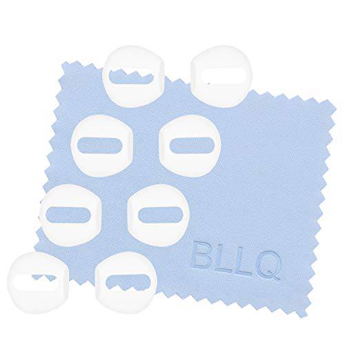 BLLQ for 에어팟 이어폰,이어버드 커버 펜촉 4 Pairs Set, [Fit 충전 Case] 슈퍼 Thin 싹 이어팁 귀 펜촉 for AirPods, White