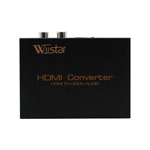 HDMI to HDMI and 옵티컬, Optical SPDIF+  RCA L/ R 오디오 컨버터 HDMI 오디오 압출 분배 De-embedder ( HDMI in,  HDMI+ Digital/ 아날로그 오디오 Out)