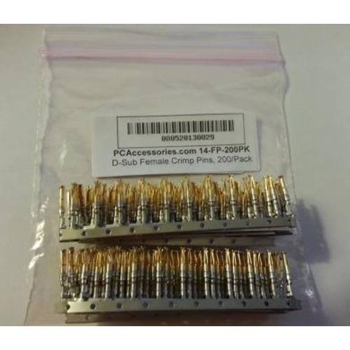PC Accessories - 커넥터 프로 D-Sub Female Crimp 핀s, 200/ Pack 금&  TIN Plated DB Crimp 핀