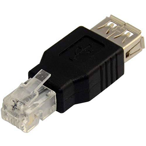 Sinism MediaLJia USB A Female to RJ11 이더넷 네트워크 컨버터 어댑터 전화 케이블 커플러