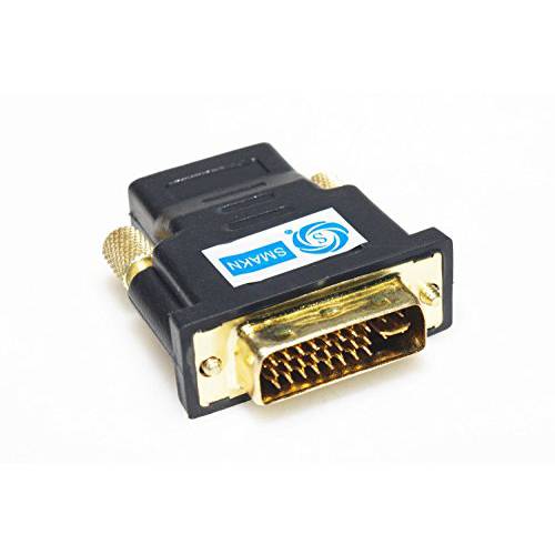 SMAKN DVI-I Dual-Link 24+ 5 Male to HDMI Female 변환기