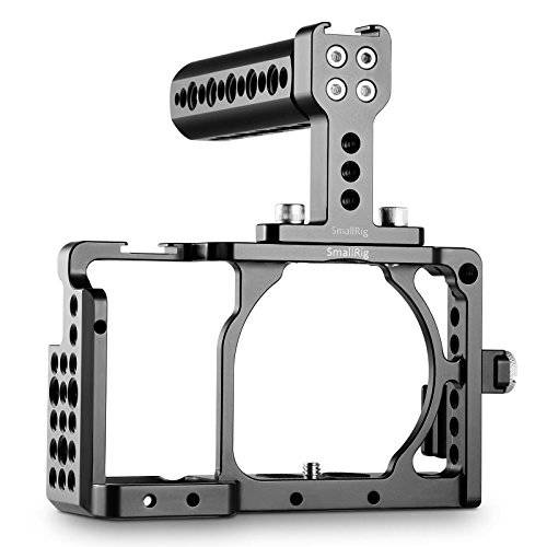 SMALLRIG 케이지 Kit for 소니 A6000 A6300 NEX7 카메라 with Cage, Handle, HDMI 집게 - 1921