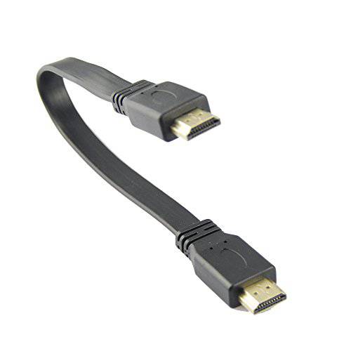 MMNNE 10inch 25CM HDMI Male to Male 케이블, High-Speed HDMI HDTV 케이블 - 지원 Ethernet, 3D 블랙