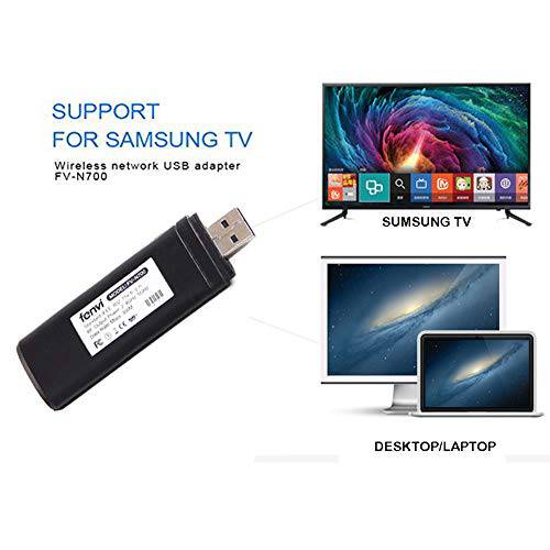 Velidy USB TV 무선 와이파이 변환기, 802.11ac 2.4GHz and 5GHz dual-band 무선 네트워크 USB 와이파이 변환기 for 삼성 스마트 TV WIS12ABGNX WIS09ABGN 300M