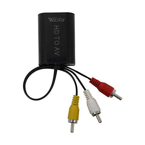 HDMI to RCA 컴포지트, Composite AV 영상 오디오 컨버터 변환기 지원 NTSC/ PAL for 엑스박스 PS3 PS4 TV STB VHS VCR 카메라 DVD