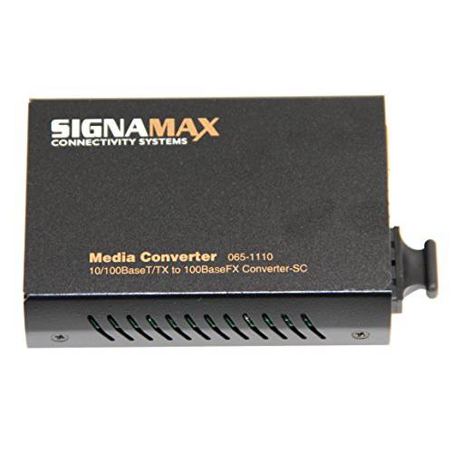 SignaMax 10/ 100BaseT/ TX to 100BaseFX 미디어 컨버터, 변환기, Multimode/ SC, 2km