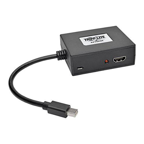 Tripp Lite 2-Port 미니DisplayPort, 미니 DP to HDMIMulti-Stream Transport (MST) Hub, MDP 1.2 to HDMI, 3840x2160 4K x 2K @ 24/ 30Hz (B155-002-HD-V2)
