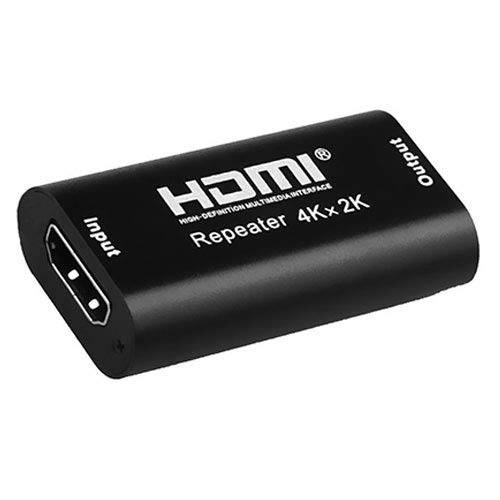 lakpad HDMI 리피터 4K UHD HDMI Female to Female HDMI 앰프 40’ HDMI 연장 Up to 40 미터 무손실 전송 for Oculus 리프트 and More