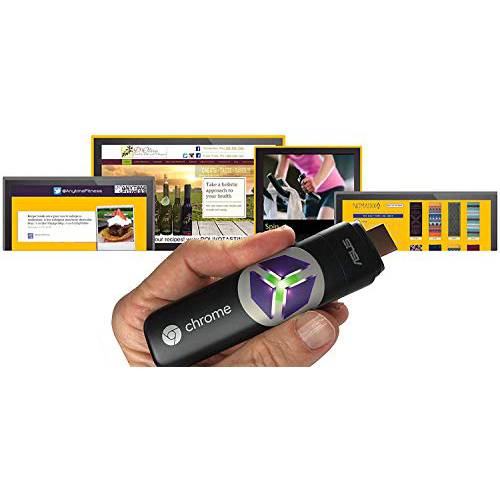 SmartSign2go Lite 디지털 Signage 구글 Chromebit Media 플레이어 with Easy-to-Use Cloud-Based 소프트웨어 (Includes 2-Week 프리 소프트웨어 Trial)