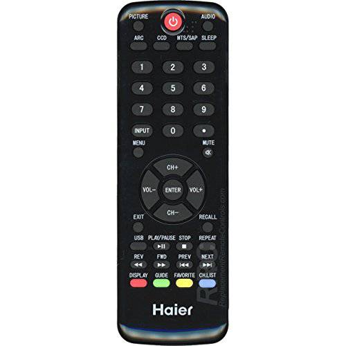 Haier HTR-D09 LED/ LCD TV 리모컨, 원격 (Replaces HTR-D09A, HTR-D09B)