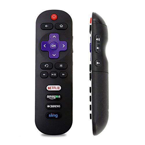 RC280 원격 with 넷플릭스 CBS Sling 키 사용가능한 for TCL Roku TV 55FS3850 55US5800 65US5800 43FP110 49FP110 32FS3700 32FS4610R 32S800 32S850 28S305 32S305 40S305 43S305 65S405 43S405 49S405