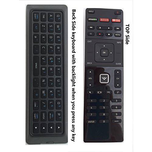 New QWERTY 원격 XRT500 with Back-Light 호환 for VIZIO M602I-B3 M322I-B1 M422I-B1 M602I-B3 M43-C1 M43C1 M49-C1 M49C1 M50-C1 M50C1 M55-C2 M55C2 M60-C3 2014 2015 2016 스마트 LED TV