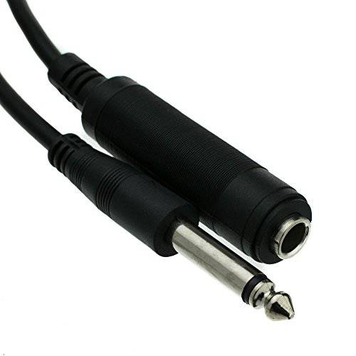 1/ 4 Inch 모노 연장 케이블, 25 feet 1/ 4 Male to 1/ 4 Female Plug for 전기,자동,전동 Instruments (Guitar, Keyboard, Amplifier, Speakers, Synthesizers), CableWholesale