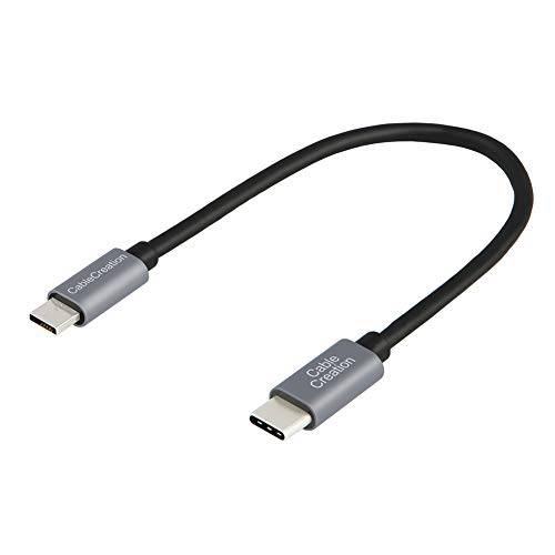 CableCreation DJI MavicUSB Type C 케이블, 0.65 ft USB-C to 미니 USB A OTG 케이블, 호환가능한 with DJI Spark/ DJI Mavic/ Mavic 프로/ Mavic 프로 Platinum/ Mavic 에어 컨트롤러 0.2m, 공간 그레이 Aluminium