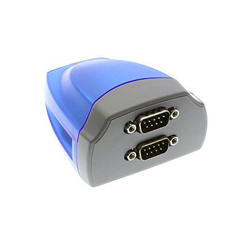 Coolgear 이중 Port USB to Serial RS-232 DB-9 변환기 케이블 FTDI Chip