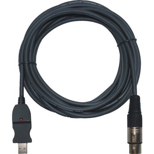 Audio2000’s USB to XLR Female 20ft 마이크,마이크로폰 USB 레코딩 케이블 - ADC203R