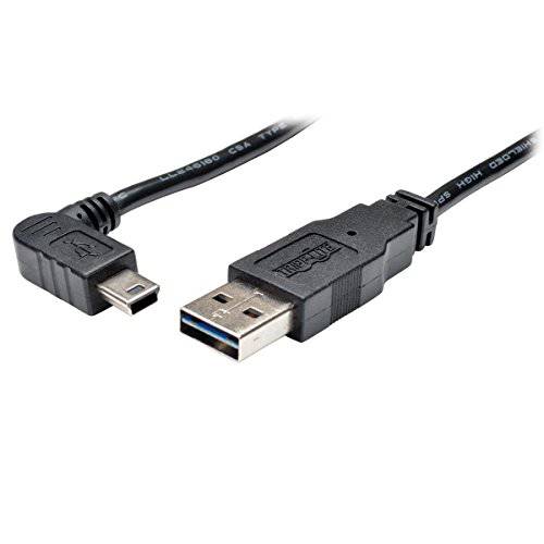 TRIPP LITE 3-Feet USB2.0 범용 양면 케이블 A to 우 5-Pin 미니 B, 블랙 (UR030-003-RAB)