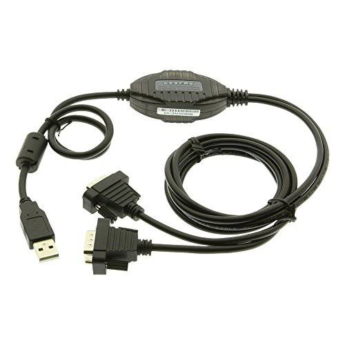 Gearmo 2-Port USB to Serial 어댑터 TX/ RX LED& COM 보온 FTDI 칩셋 920K Baud 율
