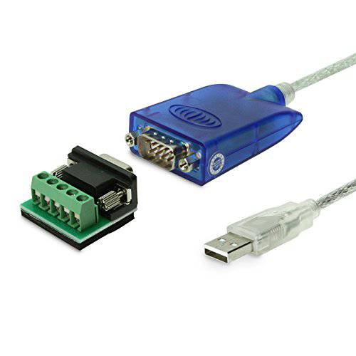 Gearmo 프로 5ft USB to RS485-RS422 FTDI 칩 - 윈도우 10 지원 USB to Serial 변환기