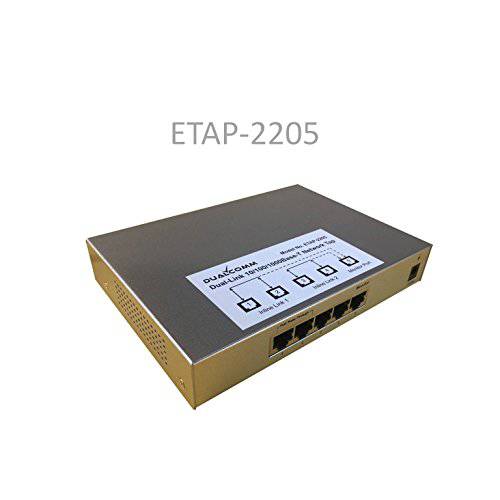 Dualcomm ETAP-2205 Dual-Link 10/ 100/ 1000Base-T 랜포트 네트워크 Tap