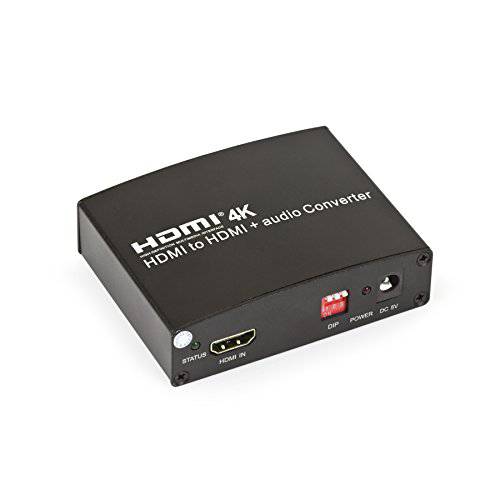 엑스퍼트 연결 | HDMI 오디오 압출기 | 4K/ 2K,  HDMI 1.4 | Coaxial/ 옵티컬, Optical (SPDIF/ Toslink)/ 3.5mm 스테레오 잭 | 갈라짐 HDMI Input to HDMI 비디오+  디지털 오디오 Output/ 아날로그 오디오 Output
