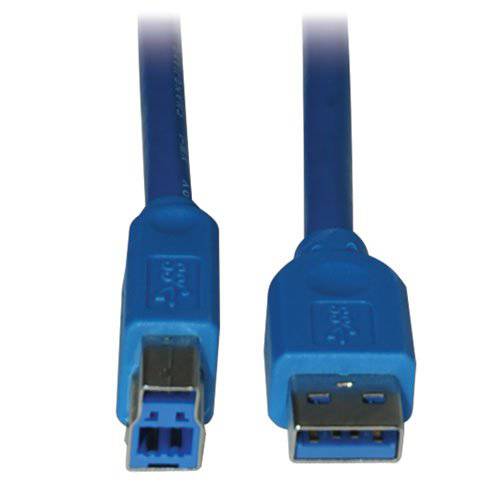 Tripp Lite USB 3.0 초고속 디바이스 케이블 (AB M/ M) 3-ft.(U322-003)