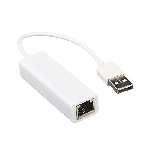 STORITE 랜포트 USB 2.0 to 10/ 100 네트워크 RJ45 랜 유선 변환기 for Nintendo Switch, Wii, Wii U, 맥book, Chromebook, 윈도우 10, 8.1, 맥 OS, 서피스 Pro, Linux ASIX AX88772 Chipset (1 Pack)