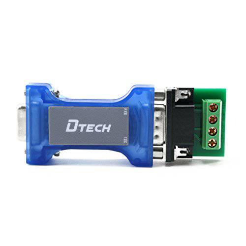 DTech RS232 to RS485 컨버터 Serial 커뮤니케이션 Data 어댑터 with TX RX LED 인디케이터 and 터미널 판