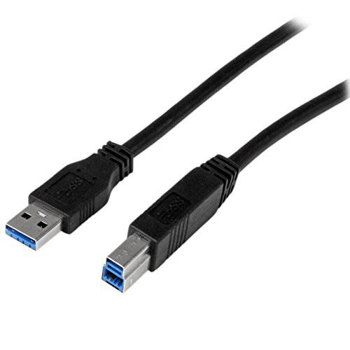 StarTech.com 1m (3ft) 블랙 애플 8-pin 라이트닝 커넥터 to USB 케이블 for 아이폰/  아이팟/   아이패드 - 요금 and 동기화 케이블 - 1 meter (USBLT1MB)