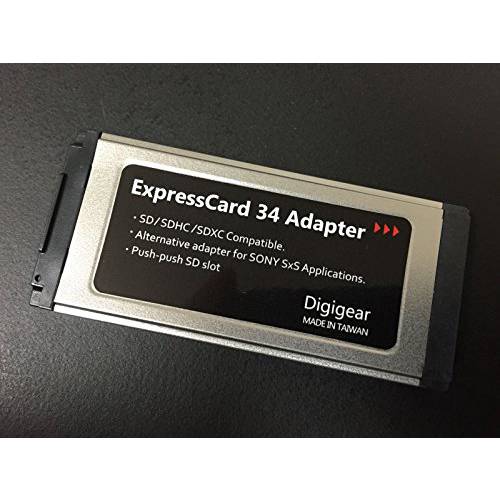 Digigear SD/ SDHC/ SDXC TO EXPRESS카드 ADAPTER/ 리더,리더기 FOR 소니 SXS 프로 카드 APPLICATION/ 교체용 까지 2TB (support from 8MB to 32& 64 GB)