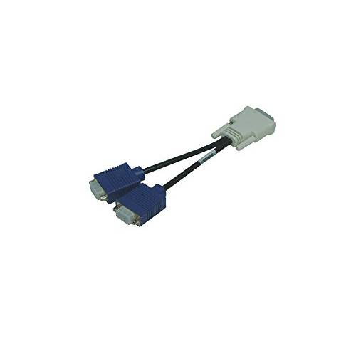 HP LFH/ DMS-59 to 이중 VGA Y-Splitter 케이블 338285-008 (Discontinued by Manufacturer)