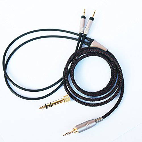 NEOMUSICIA 교체용 Upgrade 오디오 케이블 for 오디오-Technica ATH-R70x 프로페셔널 헤드폰 1.5m/ 4.5FT