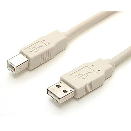 brandnameeng.com 3 ft Beige A to B  USB 2.0 케이블 - M/ M-  USB 케이블 -  USB ( M) to  USB Type B ( M) - 3 ft - 성형 -  USBFAB_3