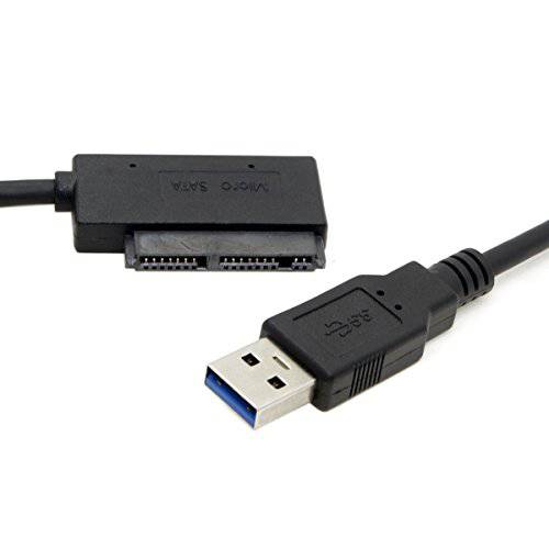CY USB 어댑터 케이블 USB 3.0 to 미니 SATA 7+ 9 16 핀 1.8 90 도 앵글드 하드 Disk 드라이버 SSD 어댑터 케이블 10cm