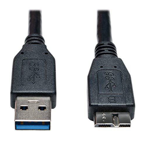 TRIPP LITE 3-Feet USB 3.0 초고속 디바이스 케이블 A to Micro-B M/ M, 블랙 (U326-003-BK)