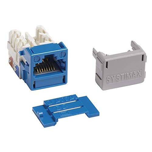Systimax MGS400-318 GigaSPEEDA XL MGS400 Series Category 6 U/ UTP 정보 Outlet, 블루