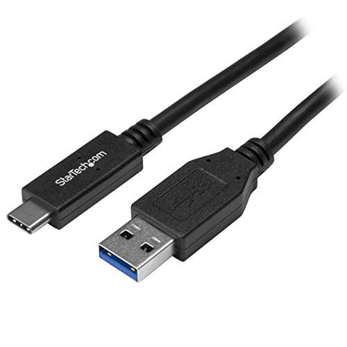 brandnameeng.com  USB to  USB C 케이블 - 3 ft/ 1m - 10 Gbps -  USB-C to  USB-A -  USB 2.0 케이블 -  USB Type C ( USB31AC1M), 블랙
