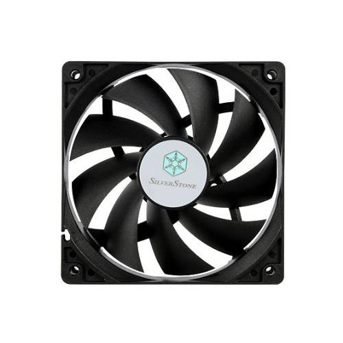 Silverstone Tek 120mm 고 Airflow and 적은 Noise with 9-Bladed 모양뚜껑디자인 컴퓨터 케이스 팬 Cooling, 클리어 FN121-P