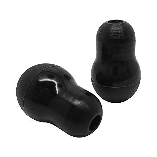 LUFOX 블랙 컬러 실리콘 귀 펜촉 이어버드,이어폰,이어셋 교체용 for Littmann Stethoscope (1 쌍, 세트) ¡­
