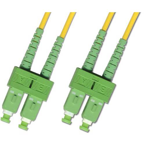 1M - Singlemode Duplex Fiber Optic 케이블 (9/ 125) - SC/ APC to SC/ APC