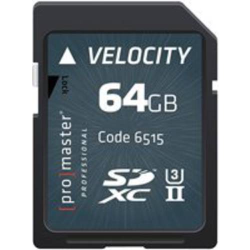 Promaster Velocity 64GB SD/ XC 메모리 카드