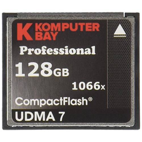 콤프터베이 128GB 프로페셔널 소형, 콤팩트 Flash 카드 1066X CF Write 155MB/ s Read 160MB/ s Extreme 스피드 UDMA 7 생, 가공안된