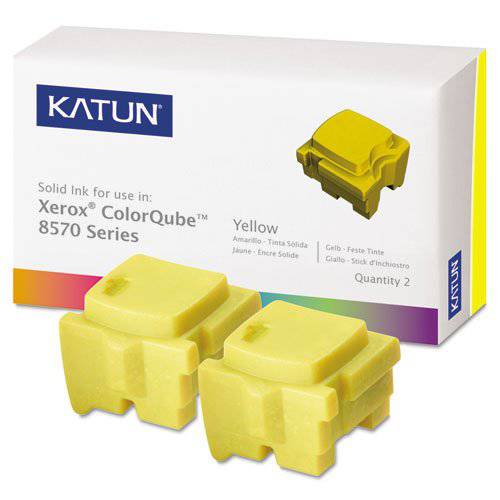 Katun 39399 39399 호환가능한 108R00928 솔리드 잉크 Stick, Yellow, 2/ BX