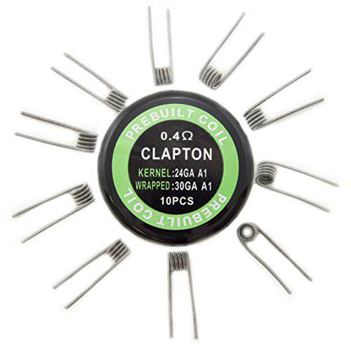 EX ELECTRONIX EXPRESS Pack of 10 pre-Built Clapton Coil Wires for D.I.Y. Projects